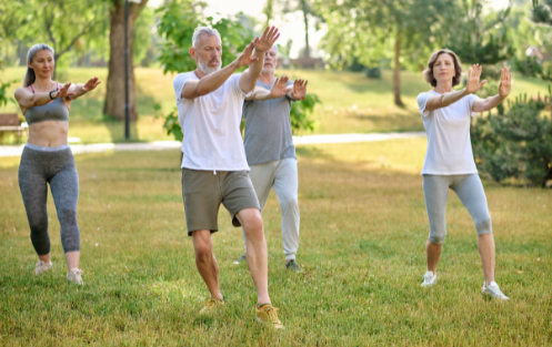 Auftakt Qigong-Gruppe